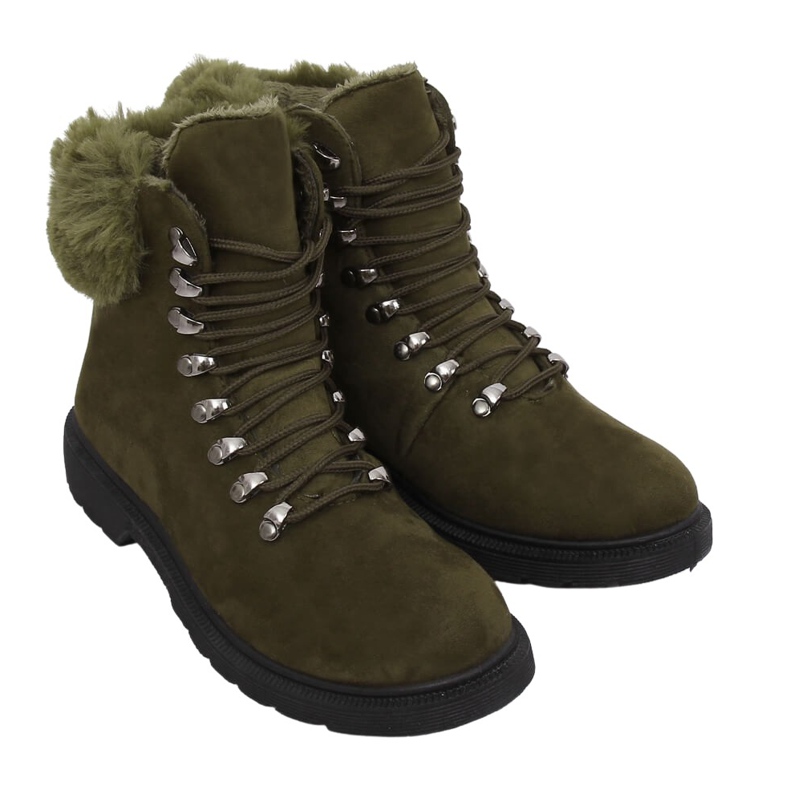 Scarpe da trekking da donna verdi Y260-9 Green verde
