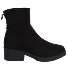 Stivali neri con tacco basso W868 Black nero