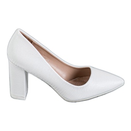 Diamantique Pompe bianche bianco