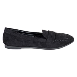Cm Paris Mocassini in pelle scamosciata nero