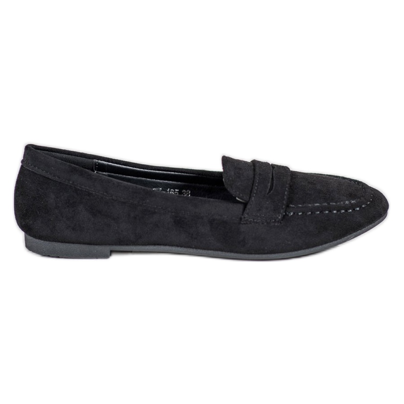 Cm Paris Mocassini in pelle scamosciata nero