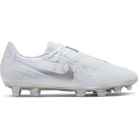 Scarpa da calcio Nike Phantom Venom Academy Fg M AO0566-100 bianca bianca