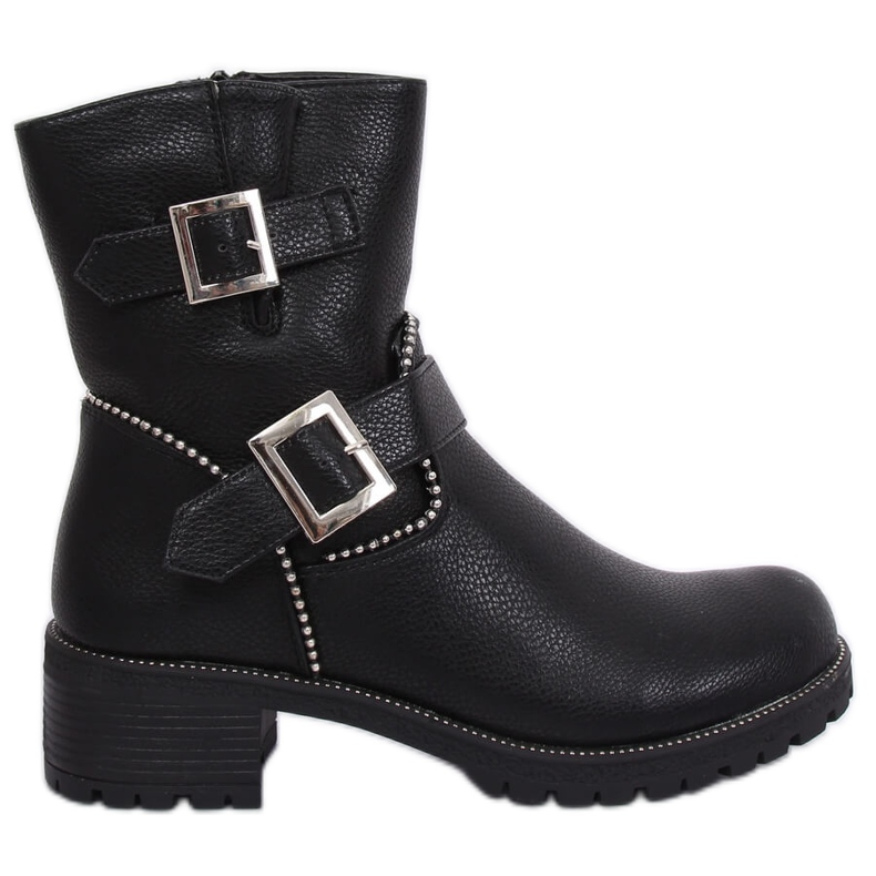 Stivali militari neri A-339 Black nero
