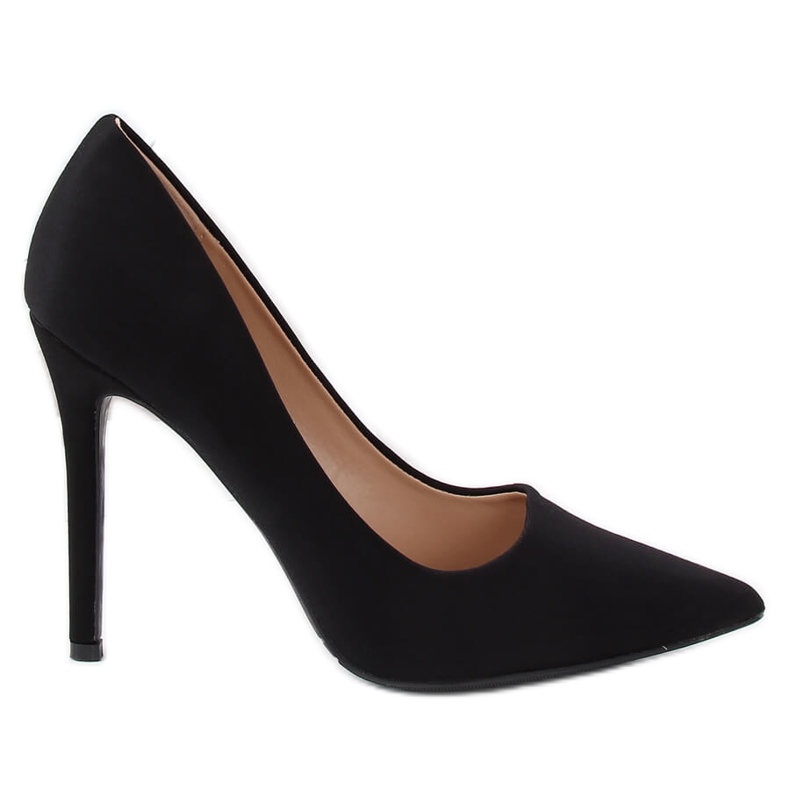 Décolleté con tacco nero 4014 Black