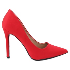 Décolleté con tacco rosso 4014 Red
