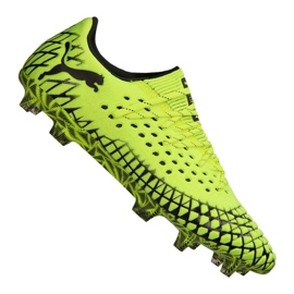 Scarpe da calcio Puma Future 4.1 Netfit Low Fg / Ag M 105730-02 giallo giallo