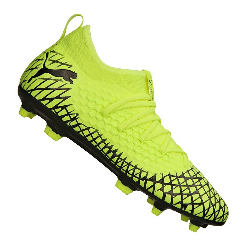 Scarpe da calcio Puma Future 4.3 Netfit Fg / Ag M 105612-03 multicolore gialli