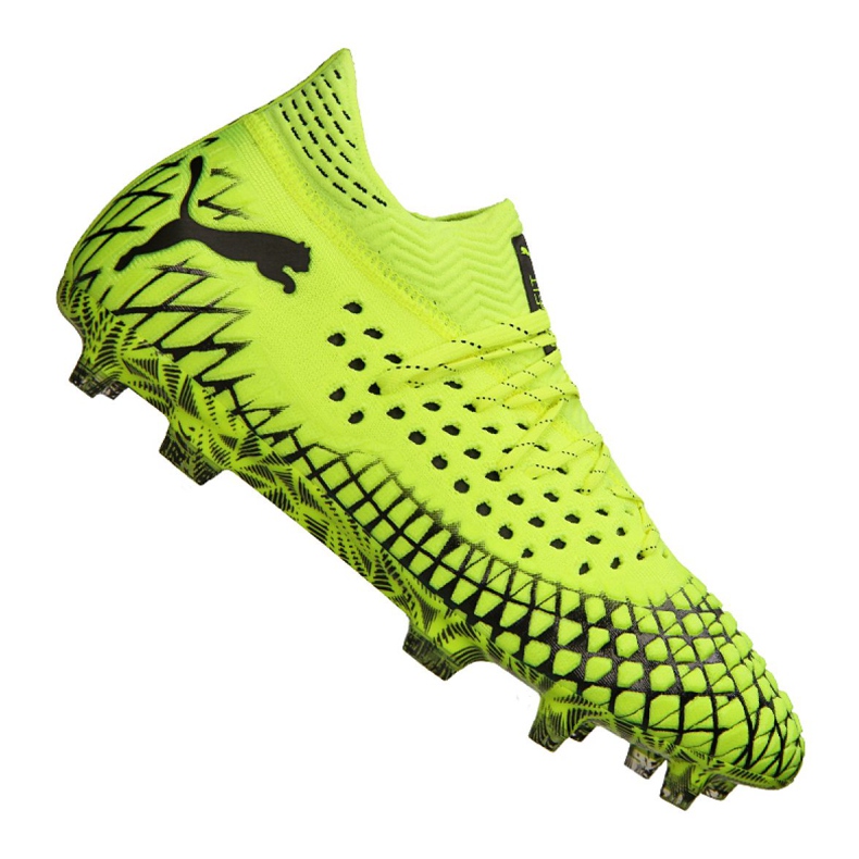 Scarpe da calcio Puma Future 4.1 Netfit Fg / Ag M 105579-03 giallo giallo