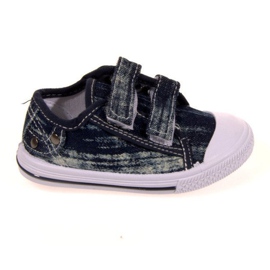 Sneakers Unisex Bambino Con Velcro K3701 Blu