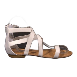 Sandali romani 5055 Bianco bianca