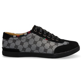 Sneakers Eleganti 931 Grigie nero grigio