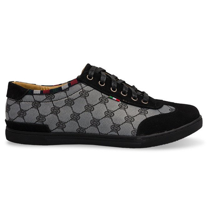 Sneakers Eleganti 931 Grigie nero grigio