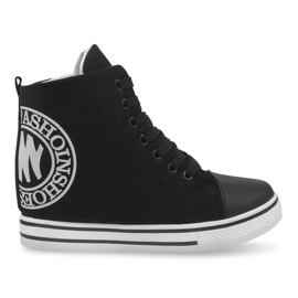 Sneakers alla moda LT1608 Nere nero