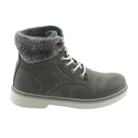 American Club Stivali da donna, pizzo grigio -up, grigio RH47