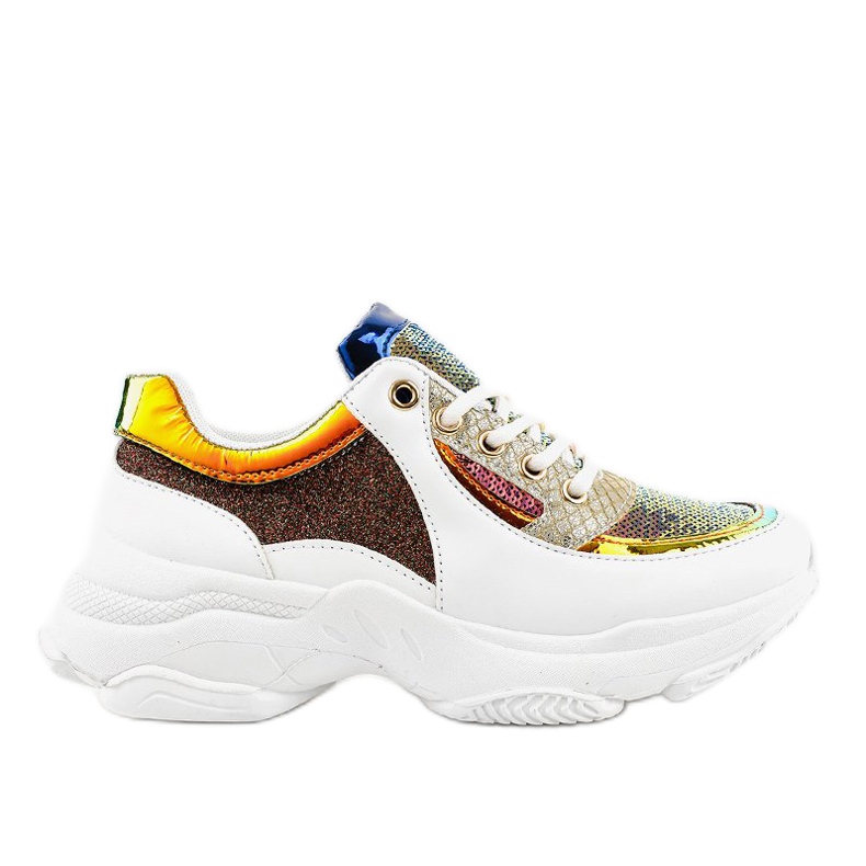 Scarpe sportive da donna bianche W-3117 bianco multicolore