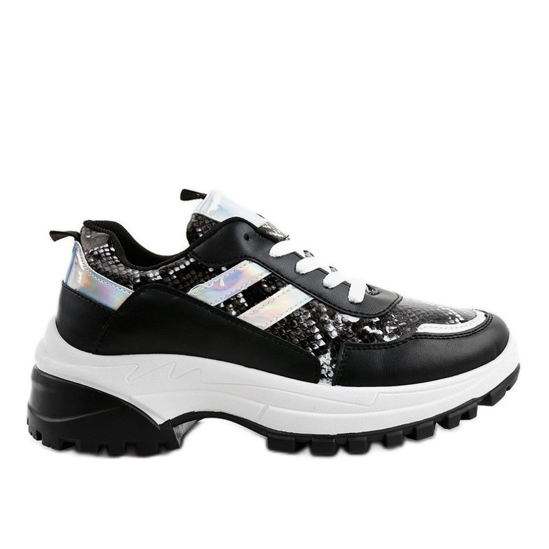Scarpe sportive eleganti nere 690051 nero