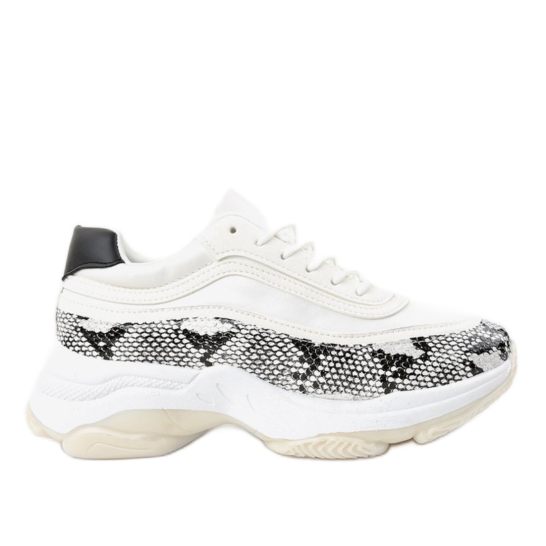 YY-02 scarpe sportive serpente bianco multicolore