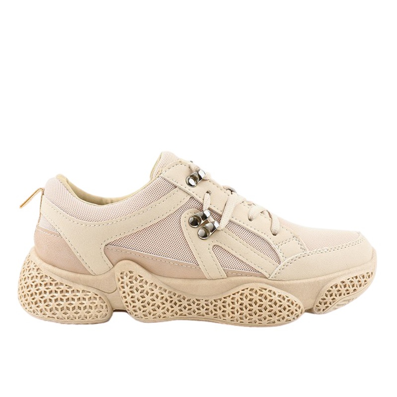 Scarpe sportive da donna alla moda beige BD-5