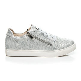 Vices Sneakers alla moda argento grigio