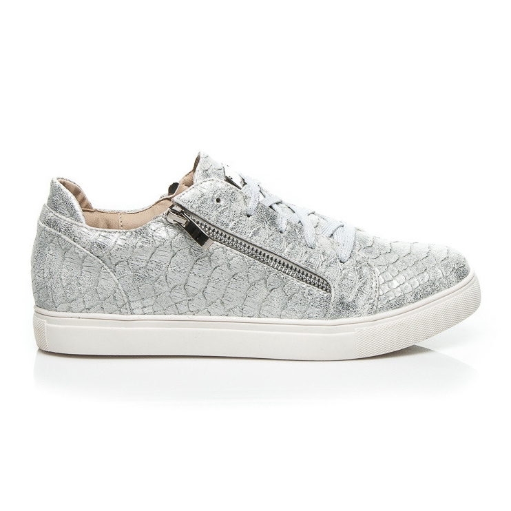 Vices Sneakers alla moda argento grigio