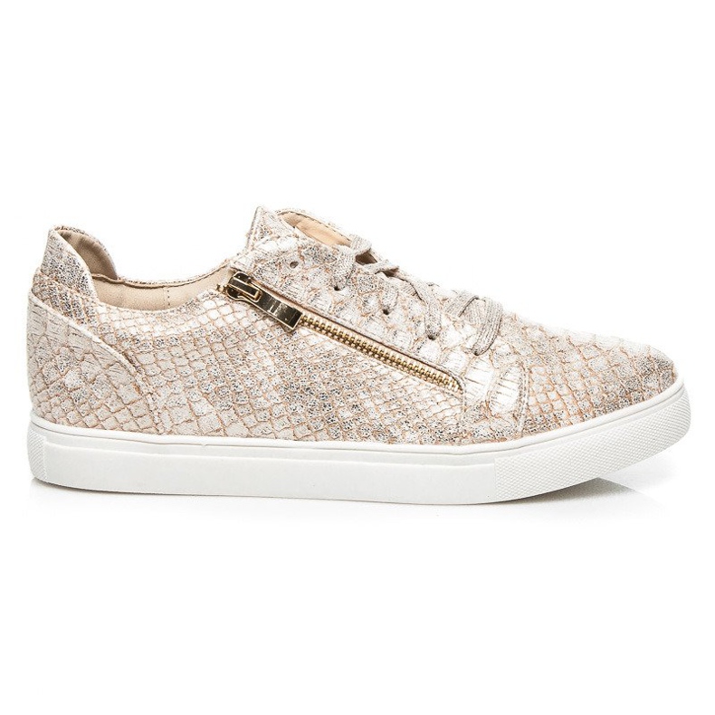 Vices Sneakers alla moda dorate d'oro