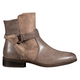 SDS Stivali beige da donna