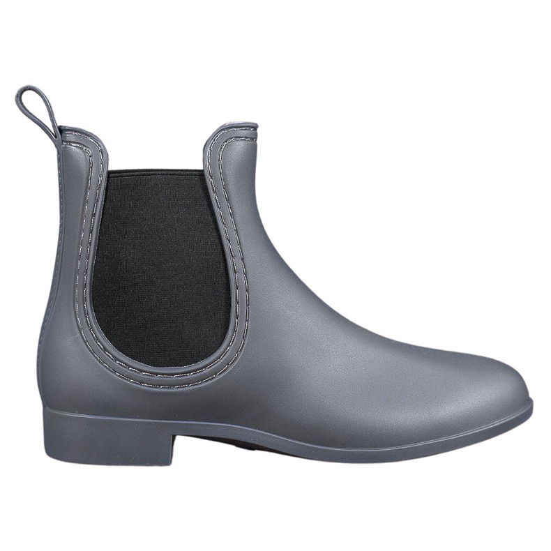 SHELOVET Stivali da pioggia slip-on grigio