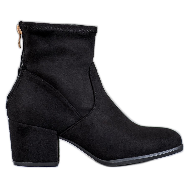 SHELOVET Stivali alla moda con cerniera nero