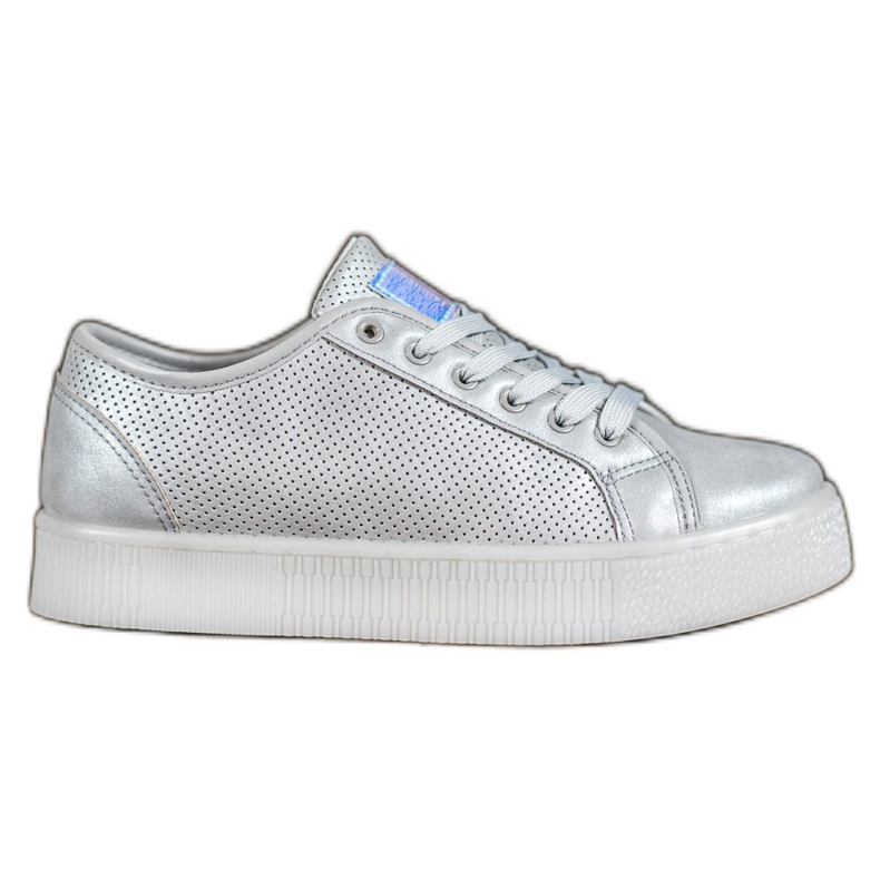 Scarpe da ginnastica argento grigio