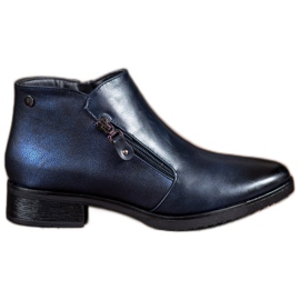M.Daszyński Stivali bassi blu navy
