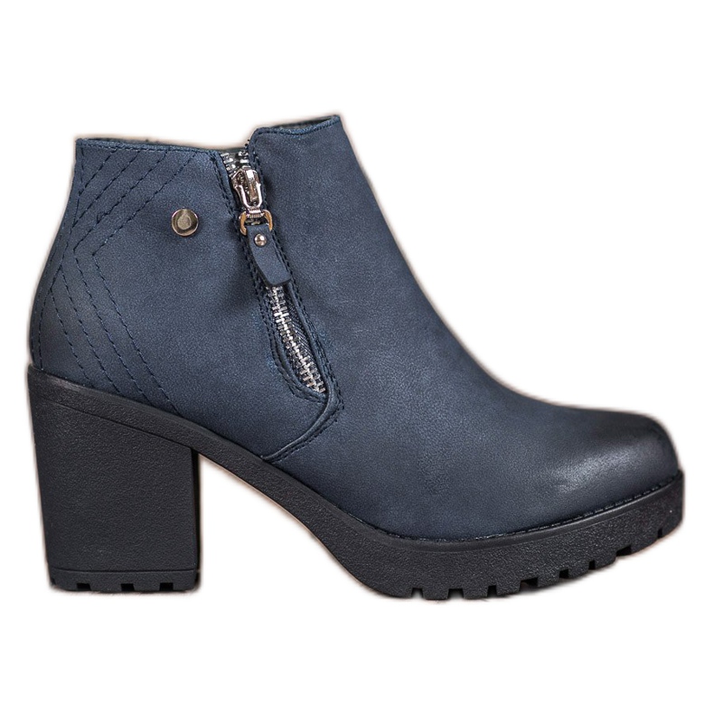 SHELOVET Stivali blu navy sulla piattaforma