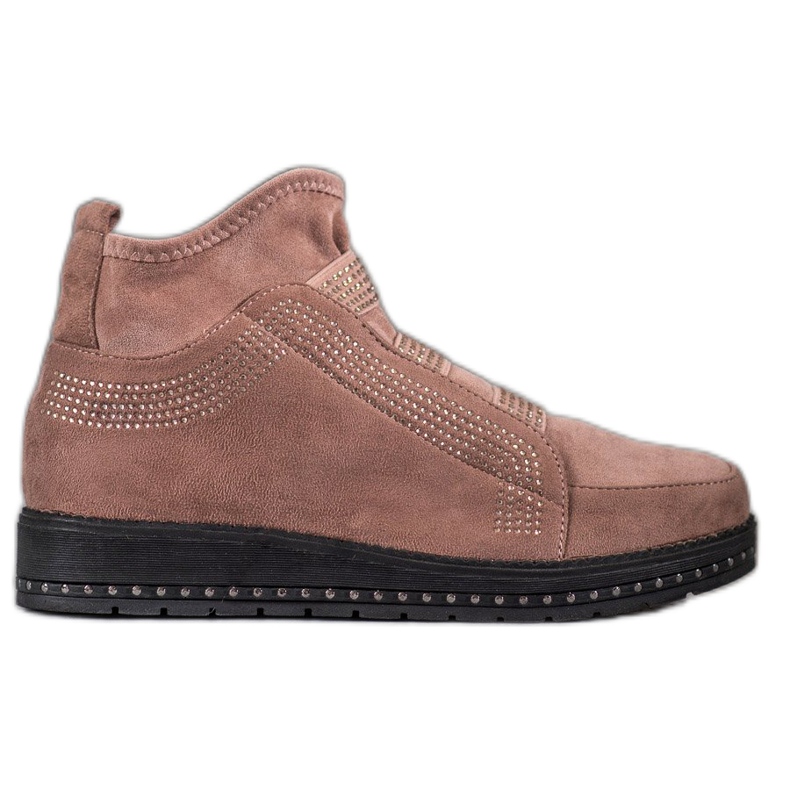 SHELOVET Scarpe Slip-On da donna rosa