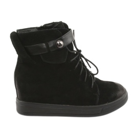 M.Daszyński Sneakers nere con cerniera 143 nero
