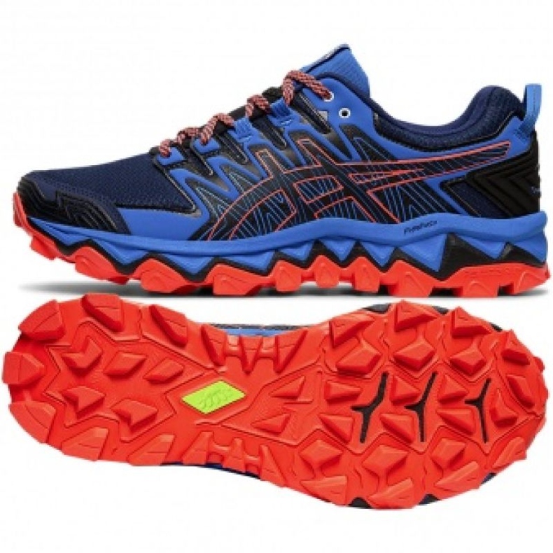 Scarpe da corsa Asics Gel-FujiTrabuco 7 M 1011A197 400 blu navy blu