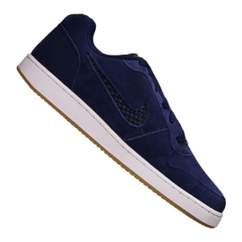 Nike Ebernon Low Prem M AQ1774-400 scarpe blu navy
