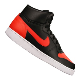 Scarpa Nike Ebernon Mid M AQ1773-005 nero rosso