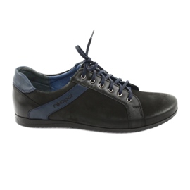 Nikopol Scarpe sportive da uomo nero blu navy