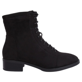 Stivali stringati neri 3127 Black nero