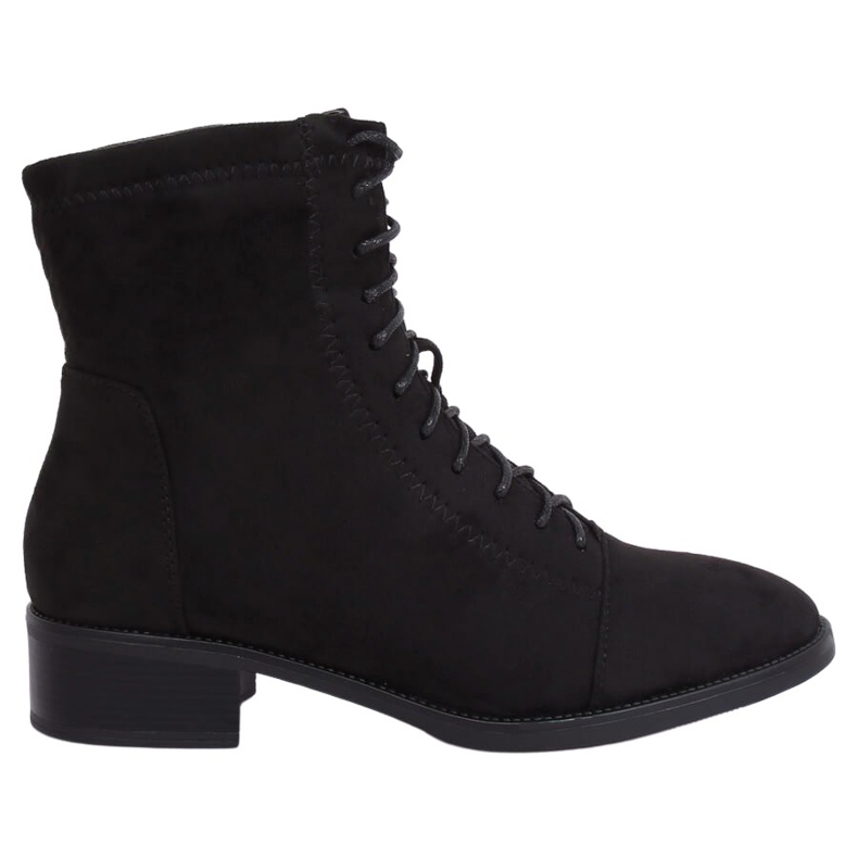 Stivali stringati neri 3127 Black nero