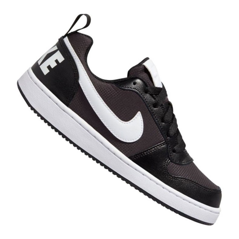 Nike Court Borough Low Pe (GS) Jr BQ7566-002 scarpe nero nero