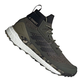 Scarpe da trekking adidas Terrex Free Hiker M EF0774 nero grigio multicolore verde