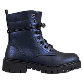 M.Daszyński Stivali blu navy