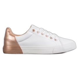Bestelle Sneakers in ecopelle bianco