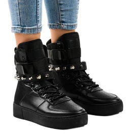 Sneakers basse nere Y-205 nero