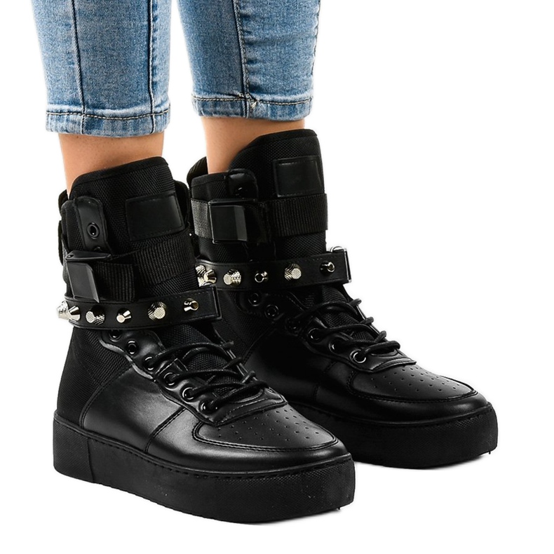Sneakers basse nere Y-205 nero