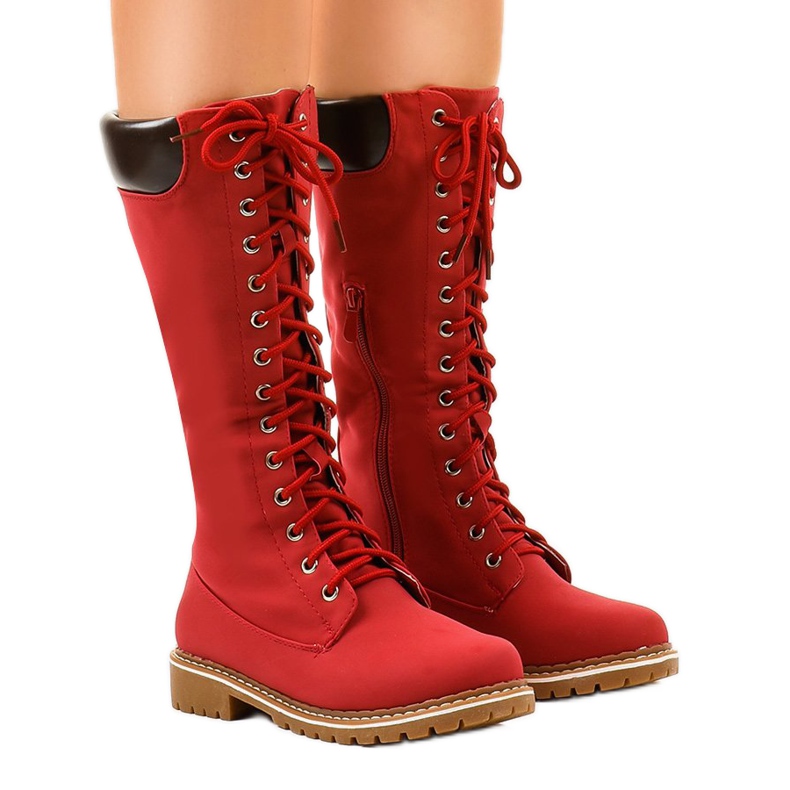 Stivali coibentati rossi PE106 rosso