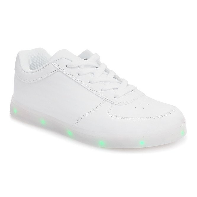 Sneakers luminose D200 bianche bianca