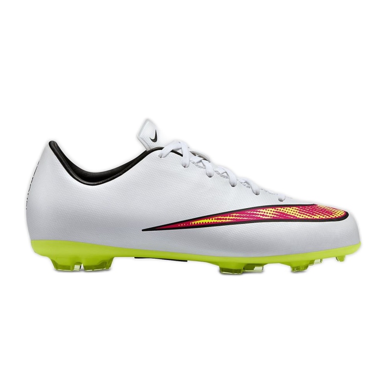 Nike Mercurial Victory V Fg Jr 651634-170 scarpe da calcio bianca bianca