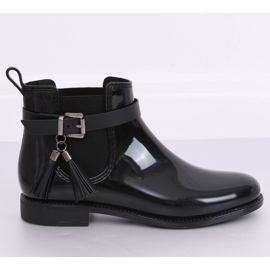 Stivali Jodhpur da donna Black Galoshes neri PT-119 Black II nero