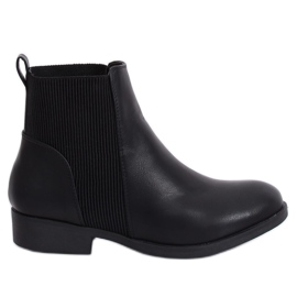 Stivaletti Chelsea neri da donna 3778 Black nero